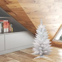 2.5ft. Unlit Sparkle White Spruce Artificial Christmas Tree