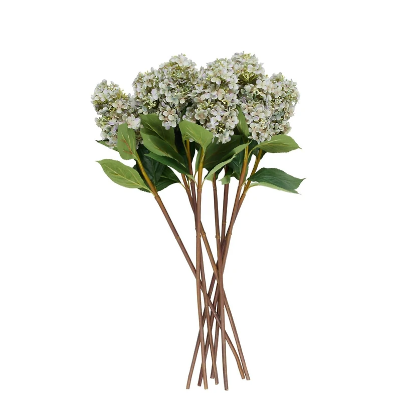 34" Blue Hydrangea Artificial Flower Stem, 8ct.