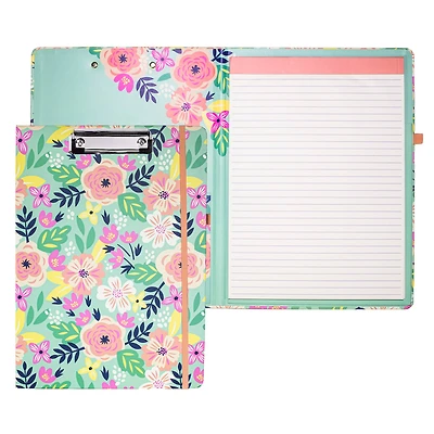 Steel Mill & Co.® Mint Floral Clipboard Folio