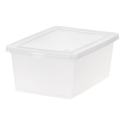 IRIS® 14.5qt. Snap Top Plastic Storage Boxes, 6ct.