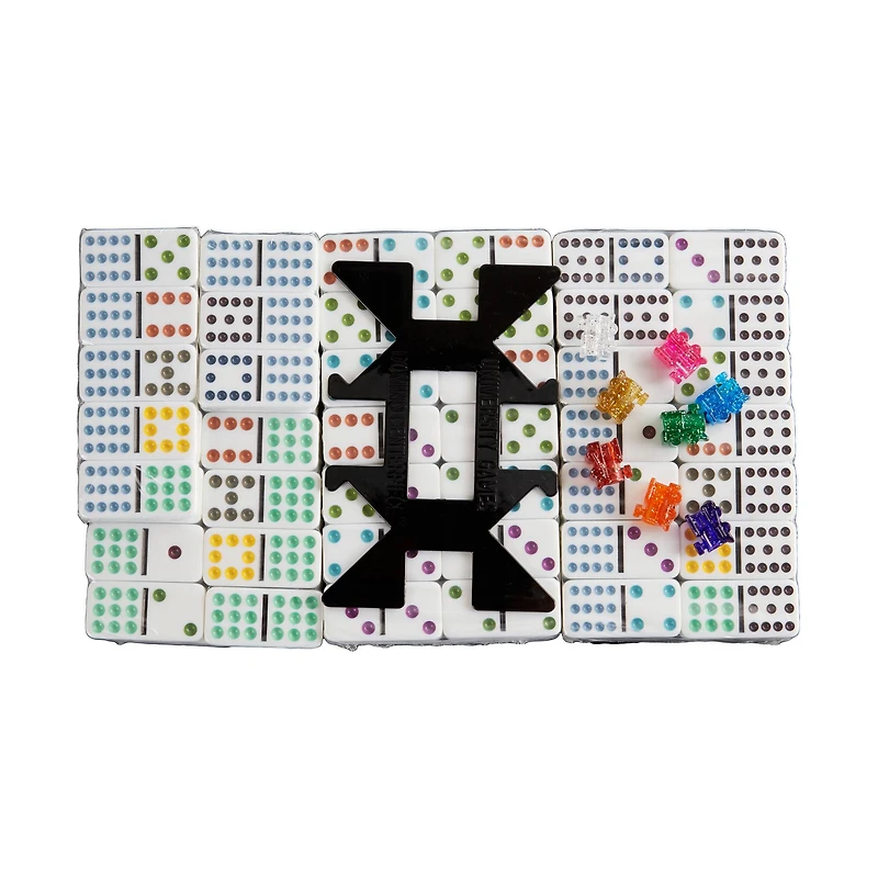 Double 12 Mexican Train Dominoes