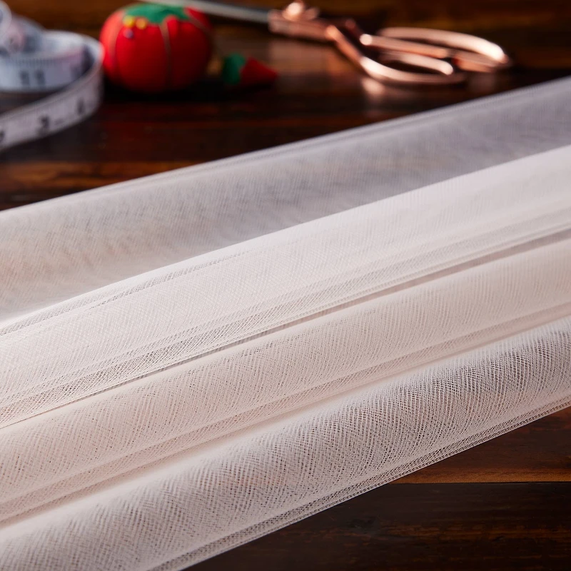 40 yd. Full Bolt: Rosewater Matte Tulle