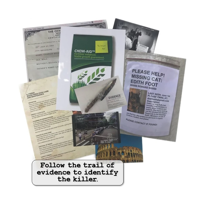 Murder Mystery Party Case Files: Death By Chef's Knife