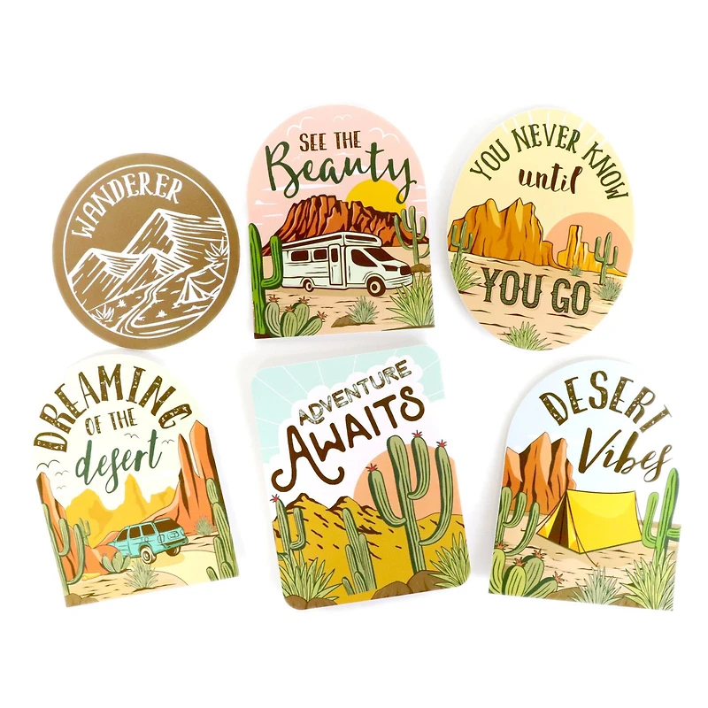 Desert Vinyl Die Cut Stickers by Recollections™