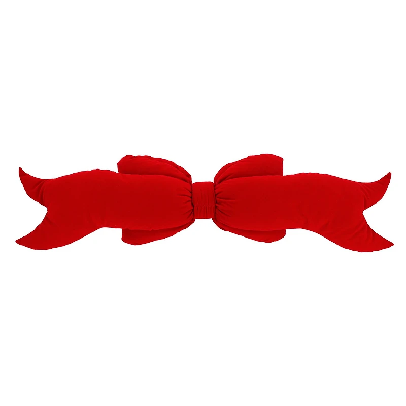 40" x 11" Red Bow Pillow by Ashland®