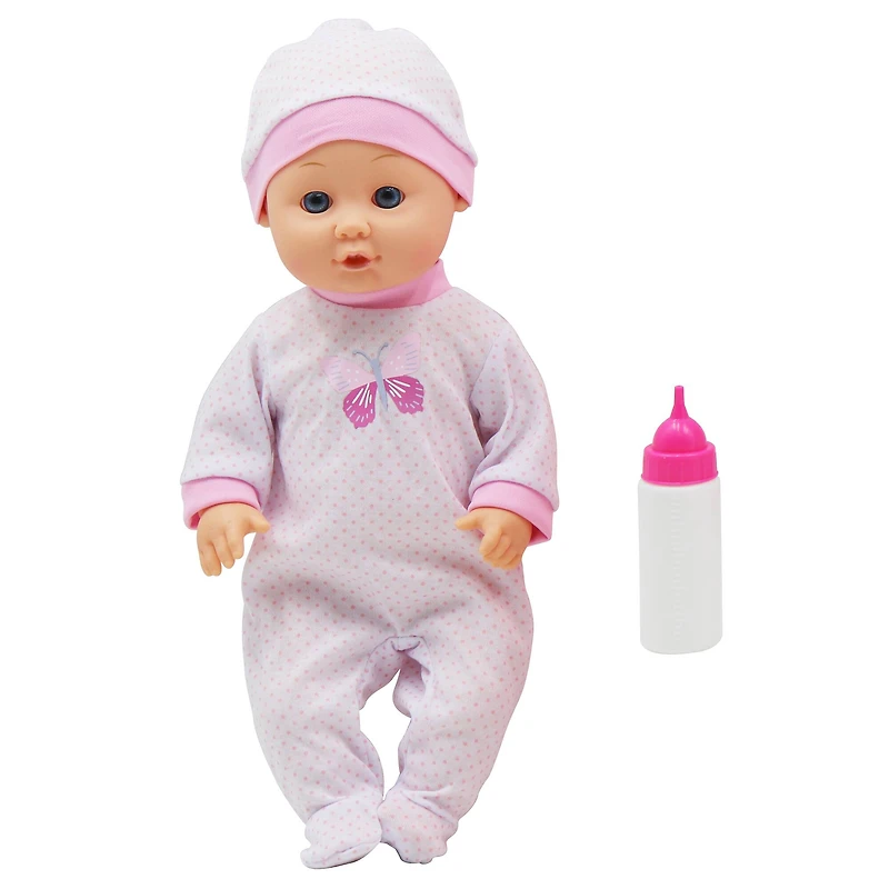 Dream Collection 16" Baby Doll with Toy Carrier