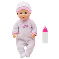 Dream Collection 16" Baby Doll with Toy Carrier