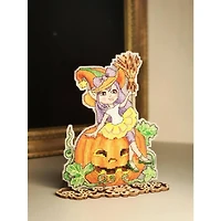 Crystal Art Plastic Canvas Counted Cross Stitch Kit  Happy Halloween