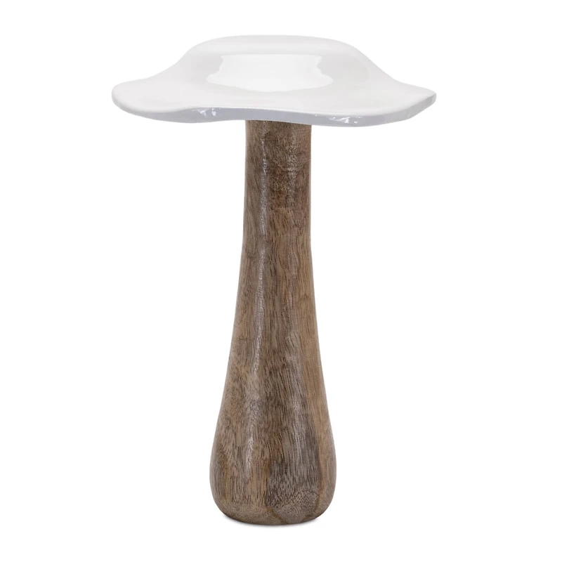 Wood Mushroom Décor Set