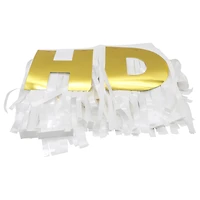 6.5ft. Gold & White Happy Birthday Fringe Banner by Celebrate It™