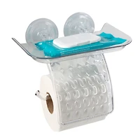 Bath Bliss Toilet Paper Dispenser with Cell Phone Holder Shelf