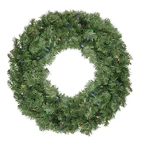24" LED Canadian Pine Artificial Christmas Wreath