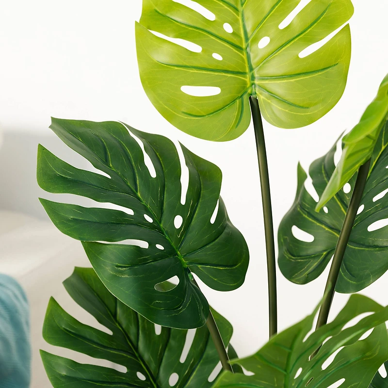 Glitzhome® 3.5ft. Faux Monstera in Pot