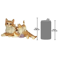 Design Toscano 5.5" Kitten Crowd Cat Family Statue
