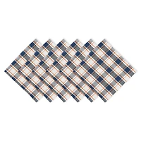 DII® Autumn Farmhouse Plaid Dinner Napkins, 6ct.