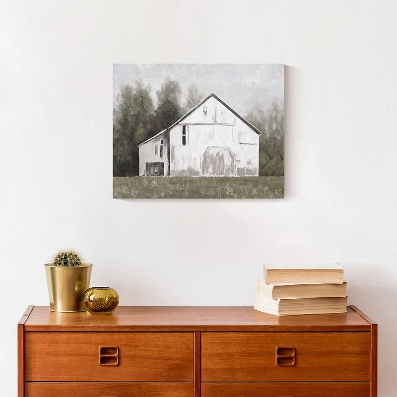 Soft Cool Farmhouse Canvas Wall Art