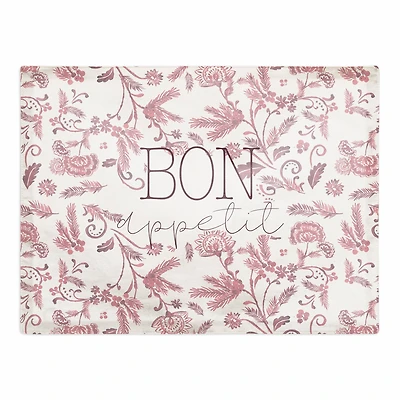 Paisley Bon Appetit 18" x 14" Cotton Twill Placemat