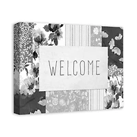 Spring Floral Patchwork 2 16" x 20" Canvas Wall Art