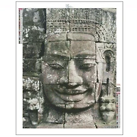 Sparkly Selections Statue in the Temples of Angkor, Cambodia 40cm x 50cm Diamond Painting Kit, Round Diamonds