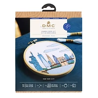 DMC® NYC Intermediate Embroidery Kit with Hoop