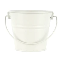 3" White Metal Buckets by Celebrate It™, 5ct.