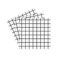 Grid Paper Beverage Napkins by Celebrate It