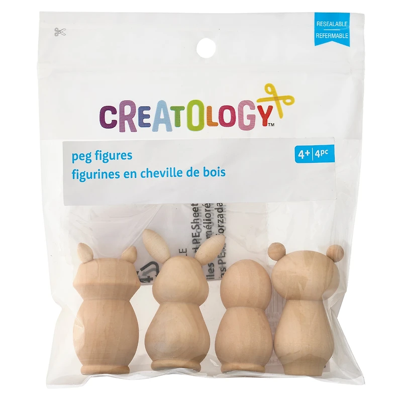 Mixed Animal Peg Figures by Creatology™