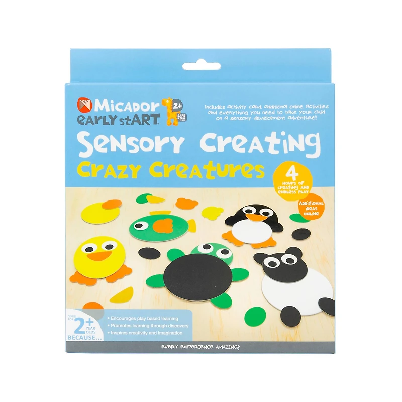 Micador early stART Crazy Creatures Sensory Creating Pack