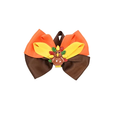 Thanksgiving Turkey Hair Bow Clip by Creatology™