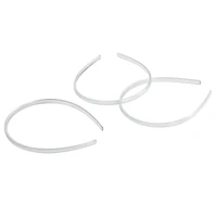 8mm Clear Plastic Headband Blanks, 4ct. by Bead Landing™
