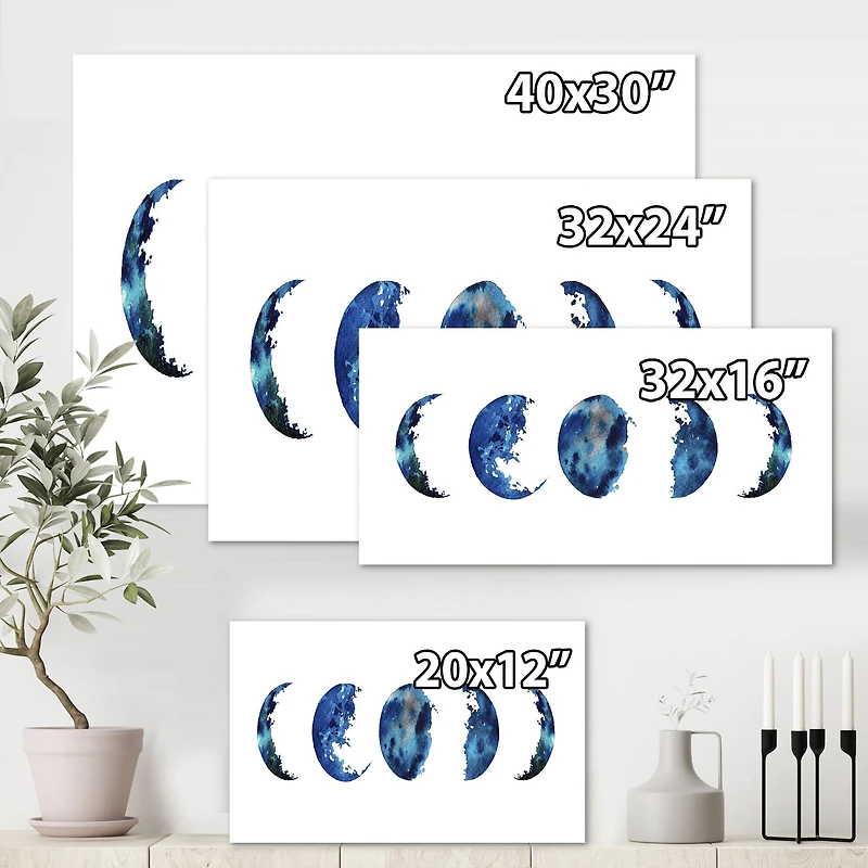 Designart - Blue Moon Phases
