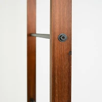 6.4ft. Metal & Wood Decorative Leaning Ladder