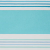 DII® Beach House Stripe Print Outdoor Tablecloth 60x120"