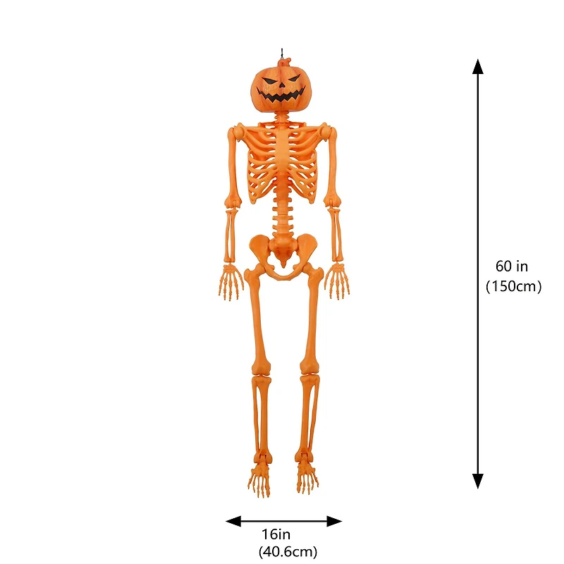 5ft. Pumpkin Man Skeleton by Ashland®