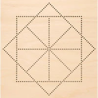 Leisure Arts® Square Lotus Stitched String Art Shadow Box Kit