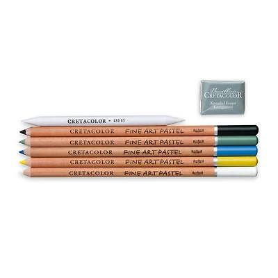 Cretacolor Bird 7 Piece Fine Art Pastel Pencil Set