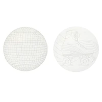 7" Disco Round Canvas Painting Kit by Craft Smart®