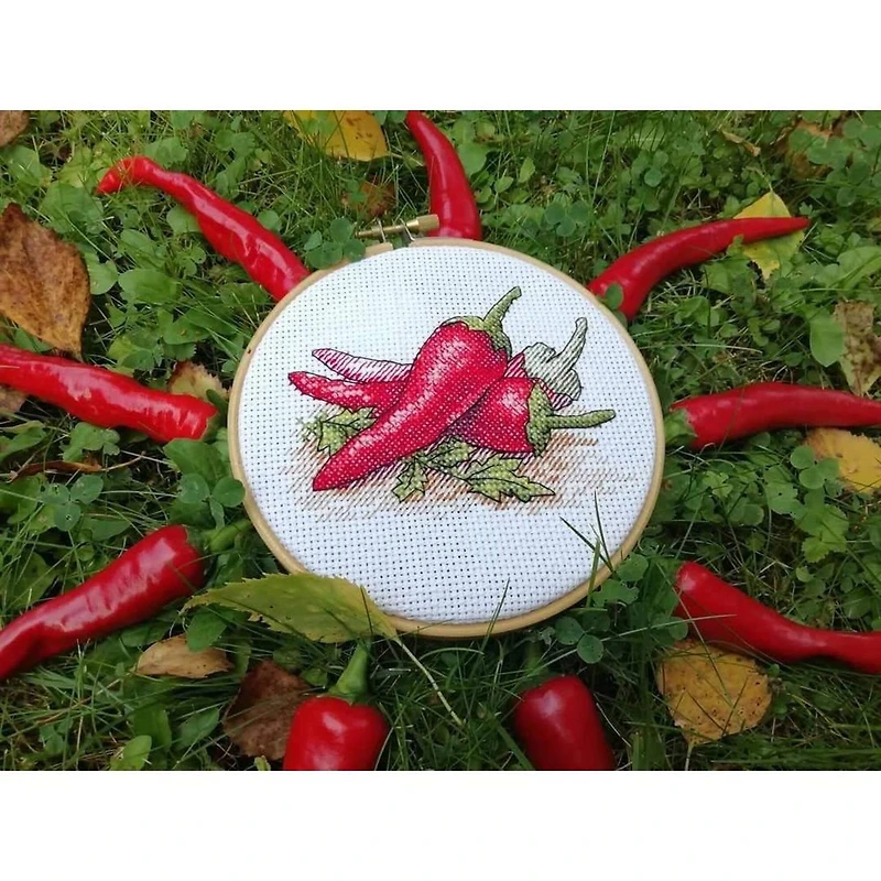 MP Studia Red Pepper Cross Stitch Kit