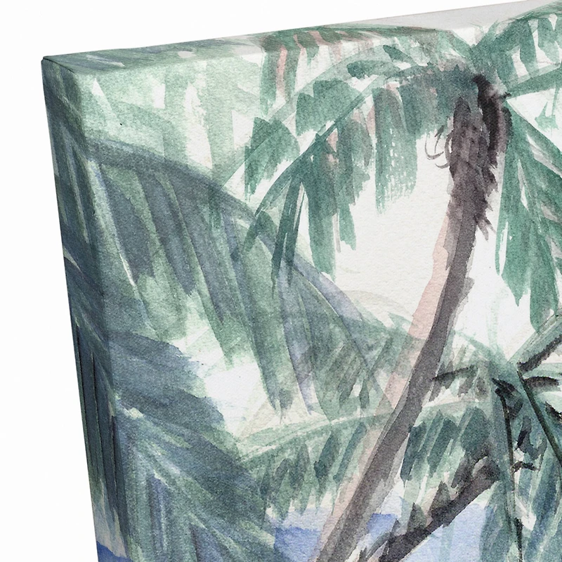 Beach Bike 20" x 16" Canvas Wall Art