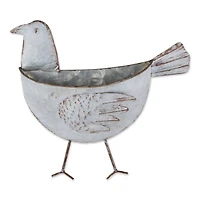 DII® 12.5" Bird Galvanized Wall Planter
