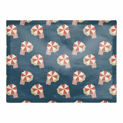 Umbrella Pattern Cotton Twill Placemat