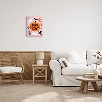 Stupell Industries Boo to You Halloween Elements Canvas Wall Art