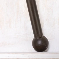 Hello Honey® 9.5" Whitewashed Farmhouse Square Wood & Metal Napkin Holder