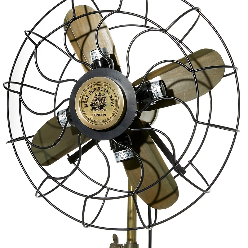 62.5" Brown Metal Industrial Floor Lamp