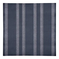 Blue Linen Stripe 10" x 10"  Cotton Twill Napkin