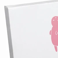 Trampoline Bunny Canvas Wall Art