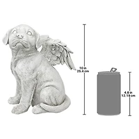 Design Toscano 10" Loving Friend, Memorial Pet Dog Statue