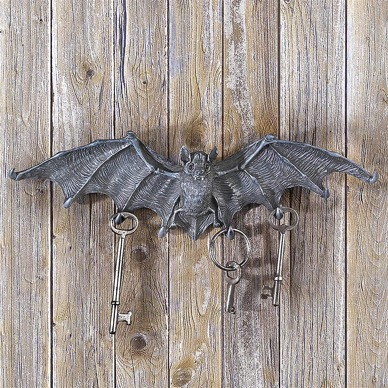Design Toscano 10" Vampire Bat Key Holder Wall Sculpture