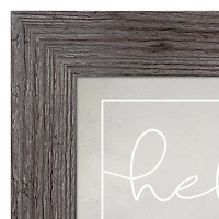 Hello Spring Chick 1 16" x 16" Western Gray Framed Print