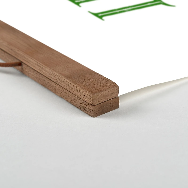 Lucky Charm 16" x 16" Teak Hanging Canvas